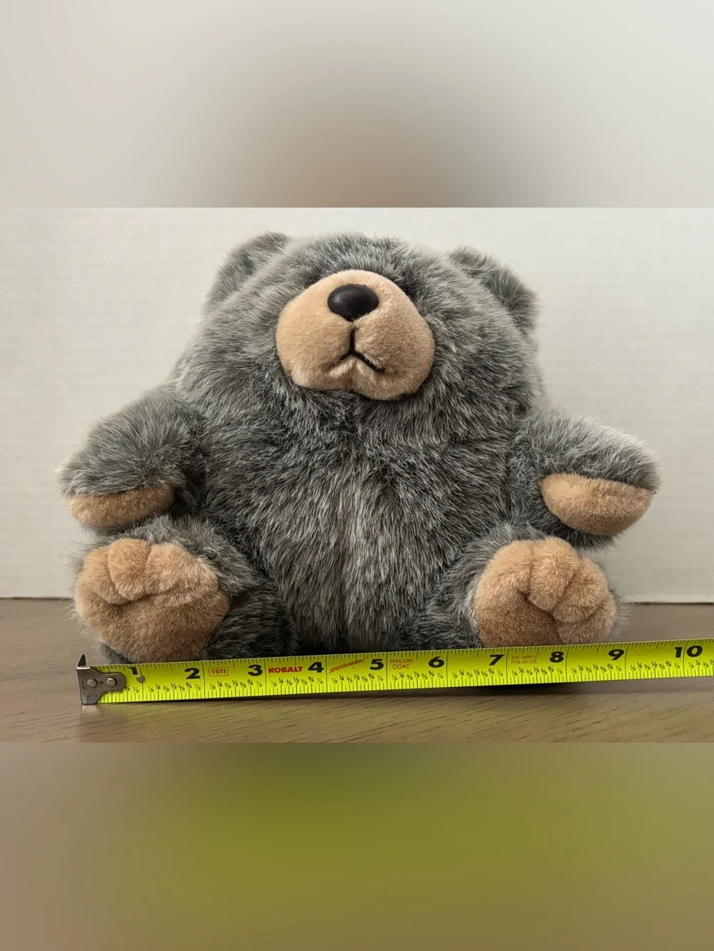 Unipak Chubby Fat Teddy Bear Round Fatso Plush Stuffed Animal 9” Plumpee